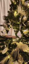 Load image into Gallery viewer, Driftwood Sailboat Ornament
